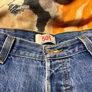 Levi’s Original 501®️ Denim Jeans | Straight Leg Button Fly Size 38W 32L